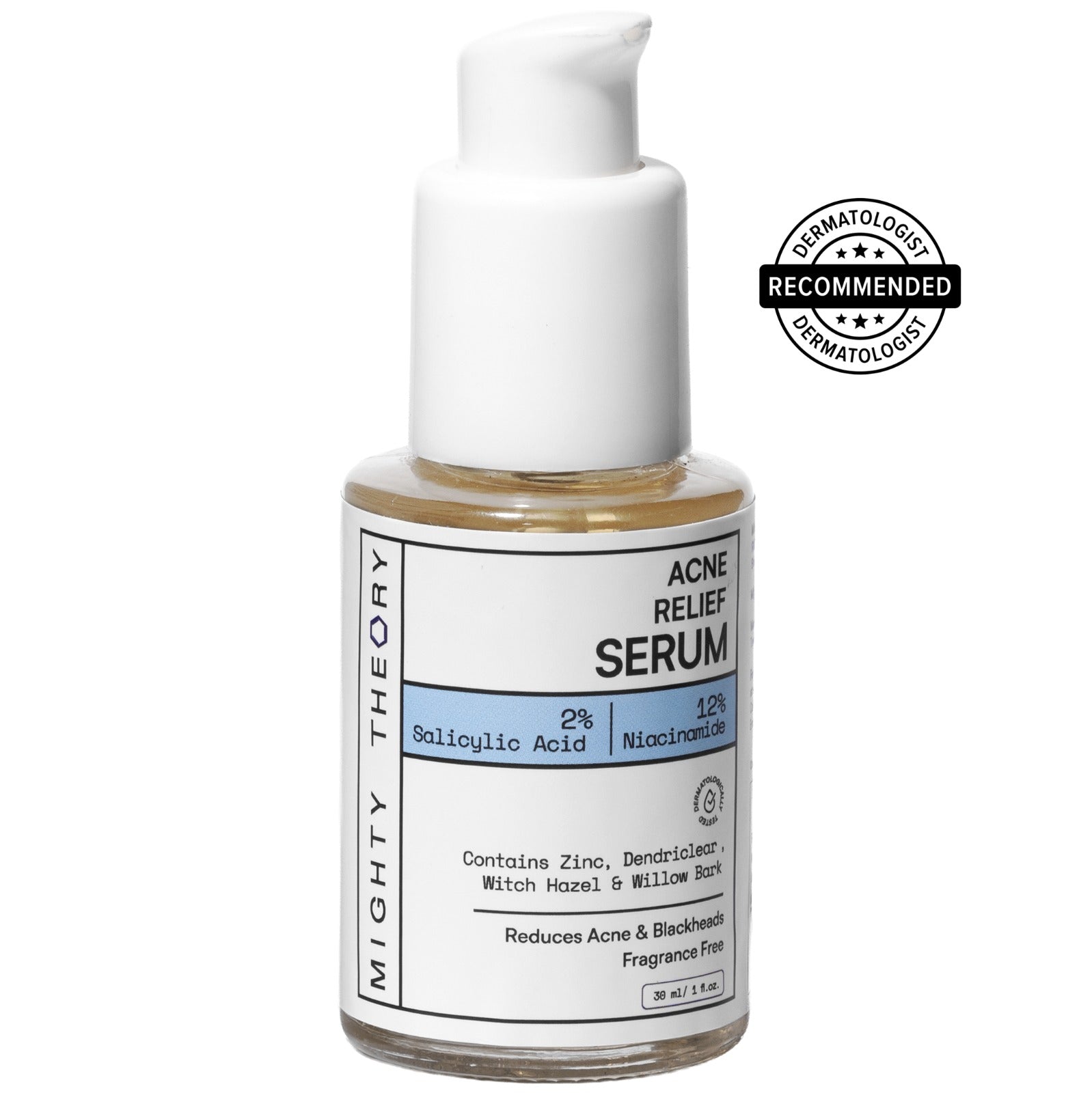Buy Acne Relief Serum 30ml - Face Serum Online | Mighty Theory